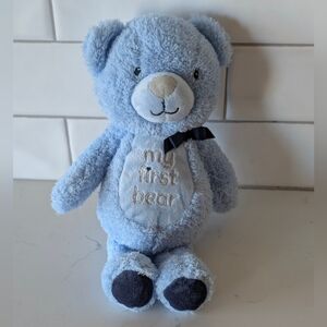 Okie Dokie My First Bear Blue Plush Teddy Bear